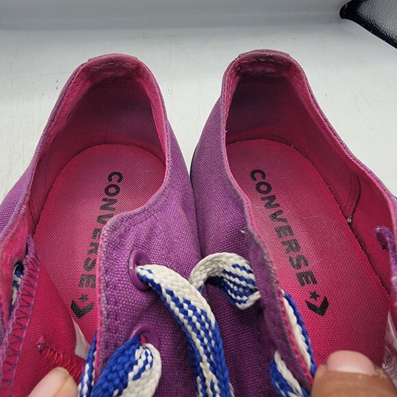 Converse Chuck Taylor All Star Womens 10 Violet Purple Sneaker Shoes 162453F - Picture 9 of 13